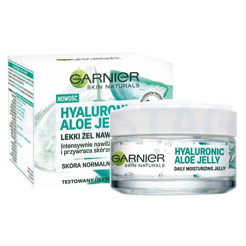 ژل آبرسان گارنیر مدل آلوئه ورا و هیالورونیک اسید50ml