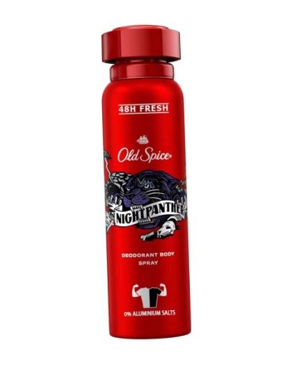 اسپری بدن دئودورانت مردانه اولد اسپایس Old Spice مدل NIGHT PANTHER